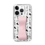 Slim Protection Case - STAND & RING RIBBON Sakura Pink［ Rune Naito - RUNE Animal Dog ］