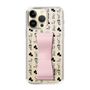 Slim Protection Case - STAND & RING RIBBON Sakura Pink［ Rune Naito - RUNE Animal Dog ］
