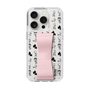 Slim Protection Case - STAND & RING RIBBON Sakura Pink［ Rune Naito - RUNE Animal Dog ］