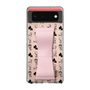 Slim Protection Case - STAND & RING RIBBON Sakura Pink［ Rune Naito - RUNE Animal Dog ］