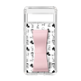 Slim Protection Case - STAND & RING RIBBON Sakura Pink［ Rune Naito - RUNE Animal Dog ］
