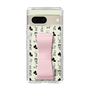Slim Protection Case - STAND & RING RIBBON Sakura Pink［ Rune Naito - RUNE Animal Dog ］