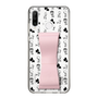 Slim Protection Case - STAND & RING RIBBON Sakura Pink［ Rune Naito - RUNE Animal Dog ］