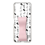 Slim Protection Case - STAND & RING RIBBON Sakura Pink［ Rune Naito - RUNE Animal Dog ］