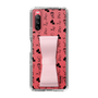 Slim Protection Case - STAND & RING RIBBON Sakura Pink［ Rune Naito - RUNE Animal Dog ］