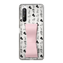 Slim Protection Case - STAND & RING RIBBON Sakura Pink［ Rune Naito - RUNE Animal Dog ］