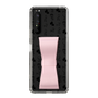 Slim Protection Case - STAND & RING RIBBON Sakura Pink［ Rune Naito - RUNE Animal Dog ］