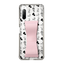 Slim Protection Case - STAND & RING RIBBON Sakura Pink［ Rune Naito - RUNE Animal Dog ］