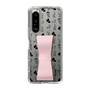 Slim Protection Case - STAND & RING RIBBON Sakura Pink［ Rune Naito - RUNE Animal Dog ］