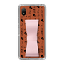 Slim Protection Case - STAND & RING RIBBON Sakura Pink［ Rune Naito - RUNE Animal Dog ］