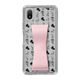 Slim Protection Case - STAND & RING RIBBON Sakura Pink［ Rune Naito - RUNE Animal Dog ］