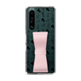 Slim Protection Case - STAND & RING RIBBON Sakura Pink［ Rune Naito - RUNE Animal Dog ］