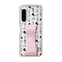 Slim Protection Case - STAND & RING RIBBON Sakura Pink［ Rune Naito - RUNE Animal Dog ］