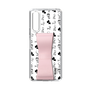 Slim Protection Case - STAND & RING RIBBON Sakura Pink［ Rune Naito - RUNE Animal Dog ］