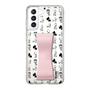 Slim Protection Case - STAND & RING RIBBON Sakura Pink［ Rune Naito - RUNE Animal Dog ］