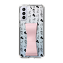 Slim Protection Case - STAND & RING RIBBON Sakura Pink［ Rune Naito - RUNE Animal Dog ］