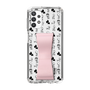 Slim Protection Case - STAND & RING RIBBON Sakura Pink［ Rune Naito - RUNE Animal Dog ］
