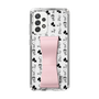 Slim Protection Case - STAND & RING RIBBON Sakura Pink［ Rune Naito - RUNE Animal Dog ］