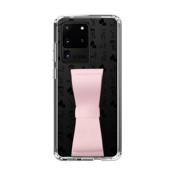 Slim Protection Case - STAND & RING RIBBON Sakura Pink［ Rune Naito - RUNE Animal Dog ］