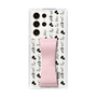 Slim Protection Case - STAND & RING RIBBON Sakura Pink［ Rune Naito - RUNE Animal Dog ］