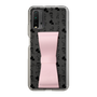 Slim Protection Case - STAND & RING RIBBON Sakura Pink［ Rune Naito - RUNE Animal Dog ］