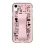 Slim Protection Case - STAND & RING RIBBON Sakura Pink［ Rune Naito - RUNE Girl Retro & Modern - Pink ］