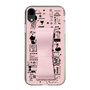 Slim Protection Case - STAND & RING RIBBON Sakura Pink［ Rune Naito - RUNE Girl Retro & Modern - Pink ］