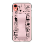 Slim Protection Case - STAND & RING RIBBON Sakura Pink［ Rune Naito - RUNE Girl Retro & Modern - Pink ］
