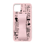 Slim Protection Case - STAND & RING RIBBON Sakura Pink［ Rune Naito - RUNE Girl Retro & Modern - Pink ］