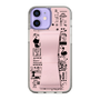 Slim Protection Case - STAND & RING RIBBON Sakura Pink［ Rune Naito - RUNE Girl Retro & Modern - Pink ］