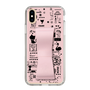 Slim Protection Case - STAND & RING RIBBON Sakura Pink［ Rune Naito - RUNE Girl Retro & Modern - Pink ］