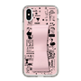 Slim Protection Case - STAND & RING RIBBON Sakura Pink［ Rune Naito - RUNE Girl Retro & Modern - Pink ］