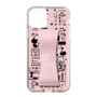 Slim Protection Case - STAND & RING RIBBON Sakura Pink［ Rune Naito - RUNE Girl Retro & Modern - Pink ］
