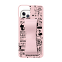 Slim Protection Case - STAND & RING RIBBON Sakura Pink［ Rune Naito - RUNE Girl Retro & Modern - Pink ］