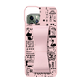 Slim Protection Case - STAND & RING RIBBON Sakura Pink［ Rune Naito - RUNE Girl Retro & Modern - Pink ］