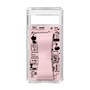 Slim Protection Case - STAND & RING RIBBON Sakura Pink［ Rune Naito - RUNE Girl Retro & Modern - Pink ］