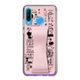 Slim Protection Case - STAND & RING RIBBON Sakura Pink［ Rune Naito - RUNE Girl Retro & Modern - Pink ］
