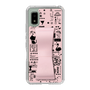 Slim Protection Case - STAND & RING RIBBON Sakura Pink［ Rune Naito - RUNE Girl Retro & Modern - Pink ］