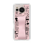 Slim Protection Case - STAND & RING RIBBON Sakura Pink［ Rune Naito - RUNE Girl Retro & Modern - Pink ］