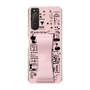 Slim Protection Case - STAND & RING RIBBON Sakura Pink［ Rune Naito - RUNE Girl Retro & Modern - Pink ］