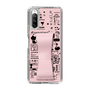 Slim Protection Case - STAND & RING RIBBON Sakura Pink［ Rune Naito - RUNE Girl Retro & Modern - Pink ］