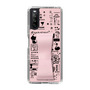 Slim Protection Case - STAND & RING RIBBON Sakura Pink［ Rune Naito - RUNE Girl Retro & Modern - Pink ］