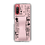Slim Protection Case - STAND & RING RIBBON Sakura Pink［ Rune Naito - RUNE Girl Retro & Modern - Pink ］