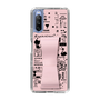 Slim Protection Case - STAND & RING RIBBON Sakura Pink［ Rune Naito - RUNE Girl Retro & Modern - Pink ］