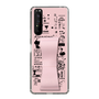 Slim Protection Case - STAND & RING RIBBON Sakura Pink［ Rune Naito - RUNE Girl Retro & Modern - Pink ］