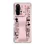 Slim Protection Case - STAND & RING RIBBON Sakura Pink［ Rune Naito - RUNE Girl Retro & Modern - Pink ］