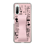 Slim Protection Case - STAND & RING RIBBON Sakura Pink［ Rune Naito - RUNE Girl Retro & Modern - Pink ］