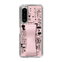 Slim Protection Case - STAND & RING RIBBON Sakura Pink［ Rune Naito - RUNE Girl Retro & Modern - Pink ］