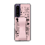 Slim Protection Case - STAND & RING RIBBON Sakura Pink［ Rune Naito - RUNE Girl Retro & Modern - Pink ］