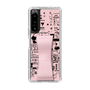 Slim Protection Case - STAND & RING RIBBON Sakura Pink［ Rune Naito - RUNE Girl Retro & Modern - Pink ］